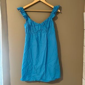 Blue Cotton Dress